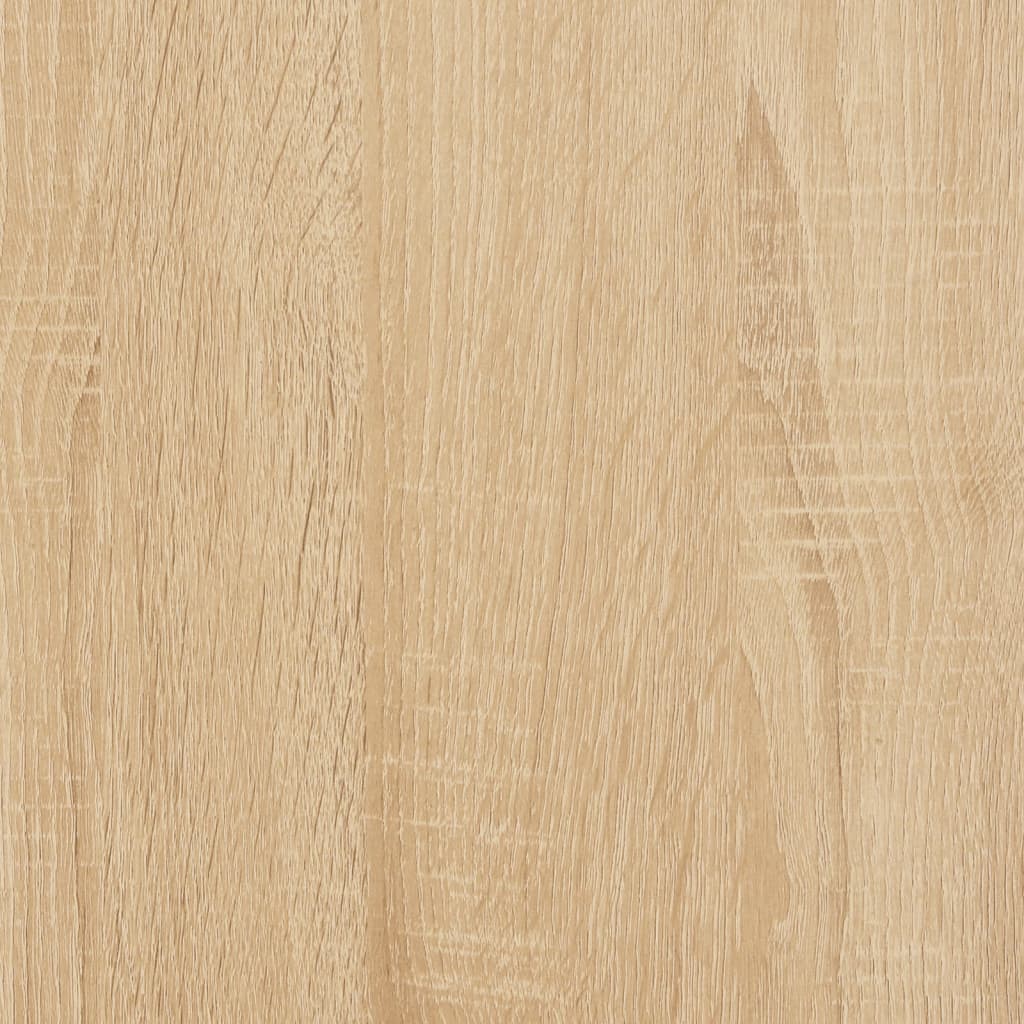 Dressoirs 2 st 60x35x70 cm bewerkt hout sonoma eikenkleurig
