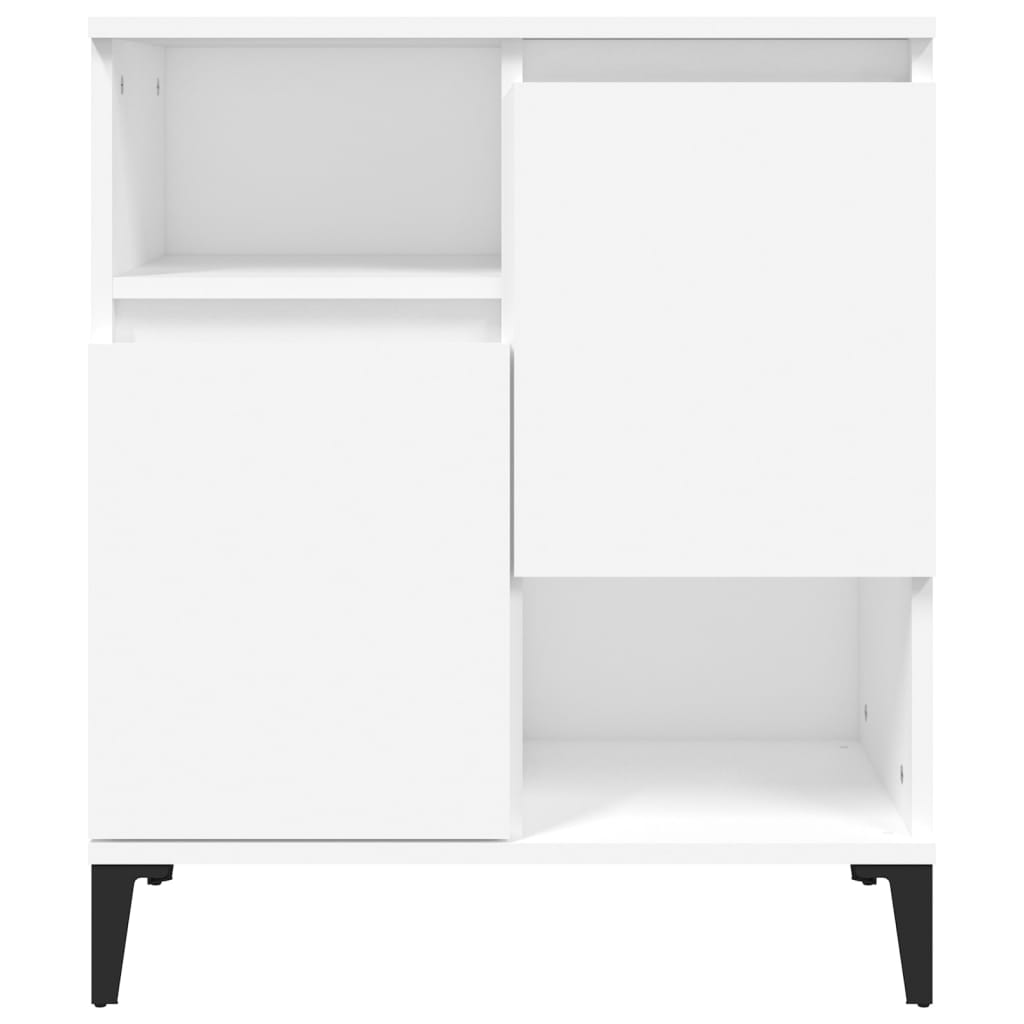 Dressoirs 3 st 60x35x70 cm bewerkt hout wit
