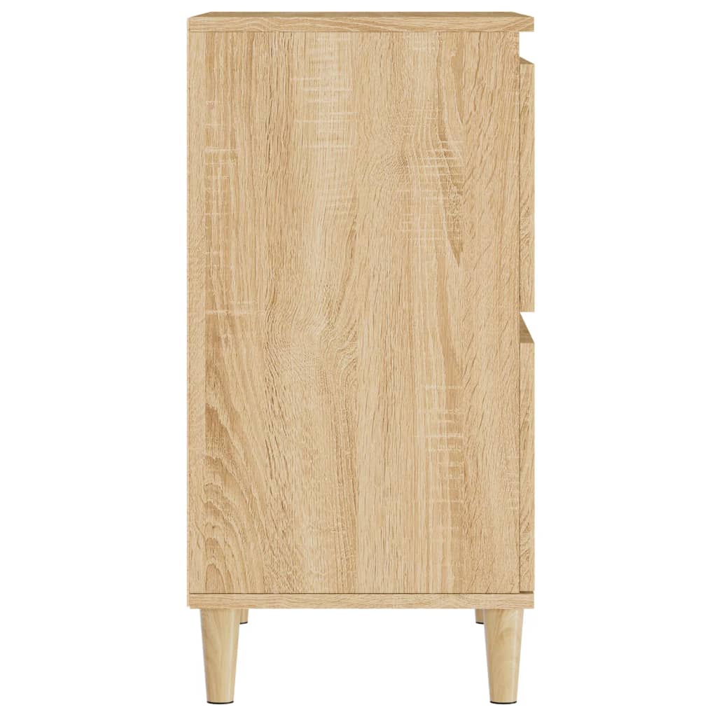 Dressoirs 3 st 60x35x70 cm bewerkt hout sonoma eikenkleurig
