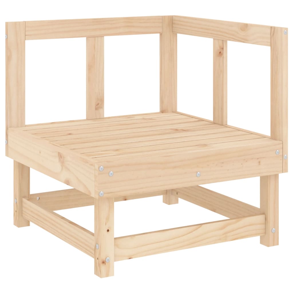 10-delige Loungeset massief grenenhout