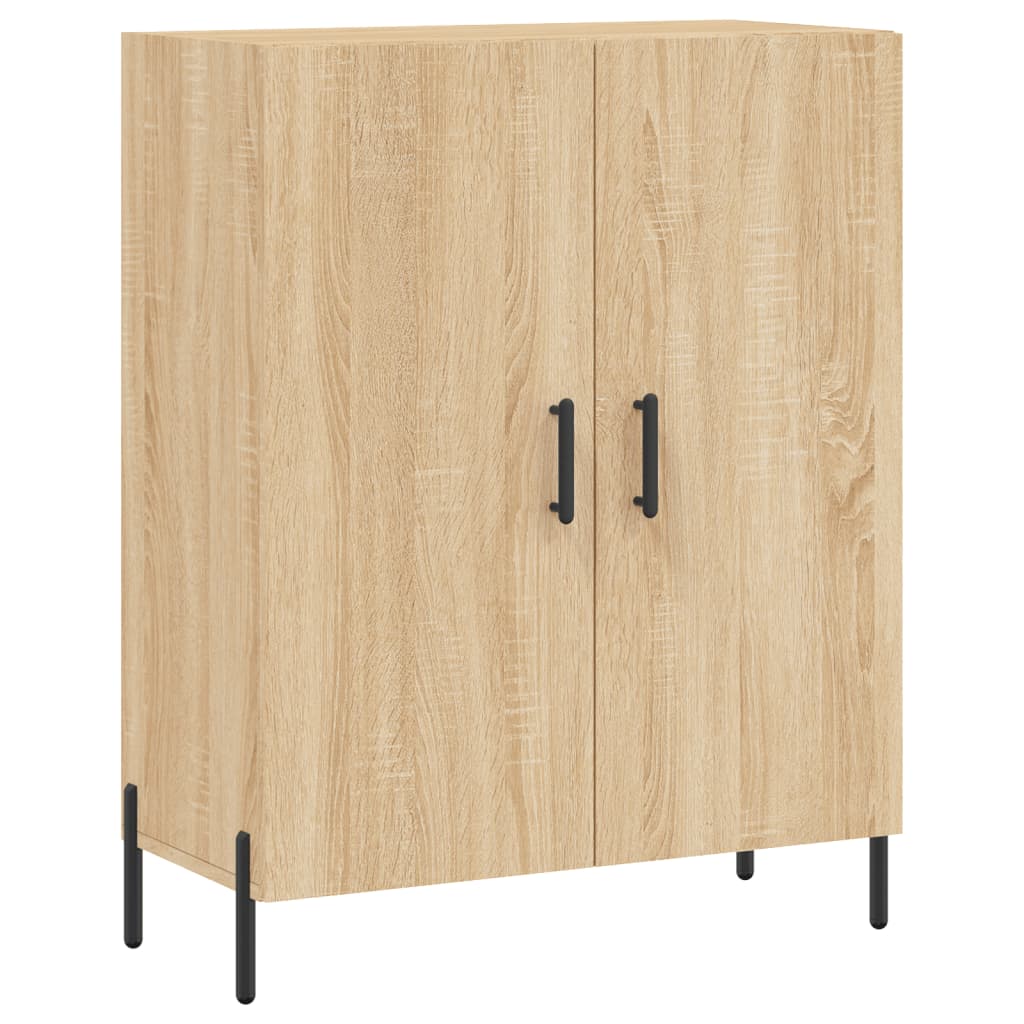 Hoge kast 69,5x34x180 cm bewerkt hout sonoma eikenkleurig