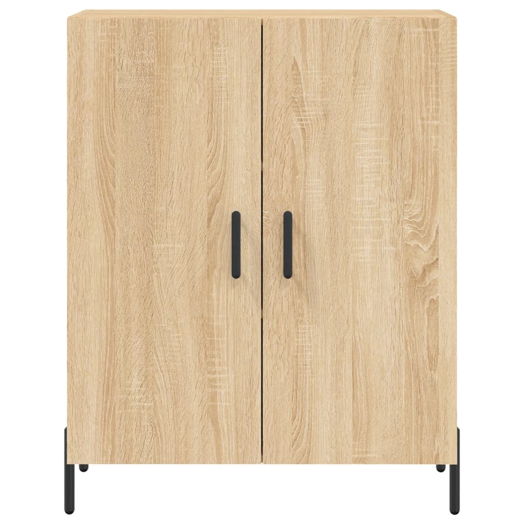 Hoge kast 69,5x34x180 cm bewerkt hout sonoma eikenkleurig
