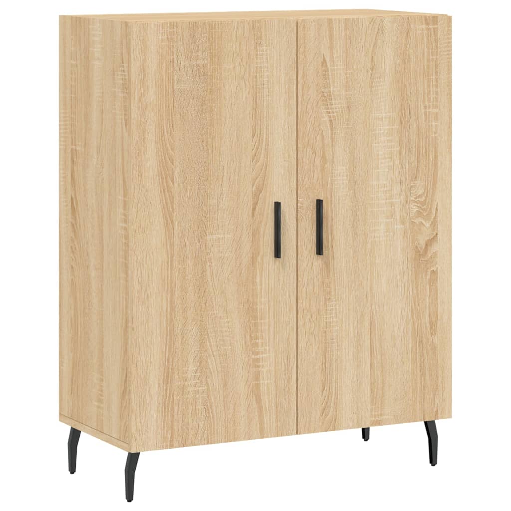Hoge kast 69,5x34x180 cm bewerkt hout sonoma eikenkleurig