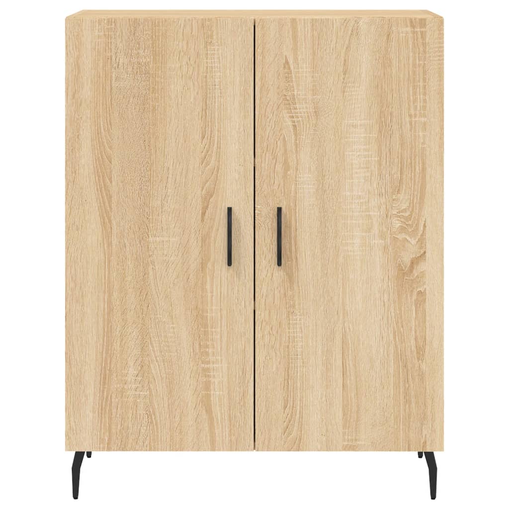 Hoge kast 69,5x34x180 cm bewerkt hout sonoma eikenkleurig