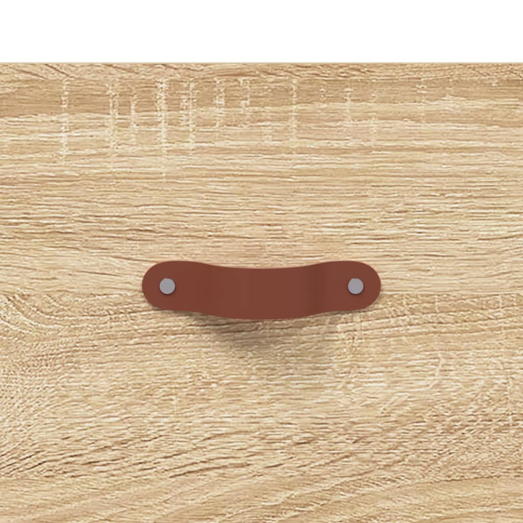 Hoge kast 69,5x34x180 cm bewerkt hout sonoma eikenkleurig