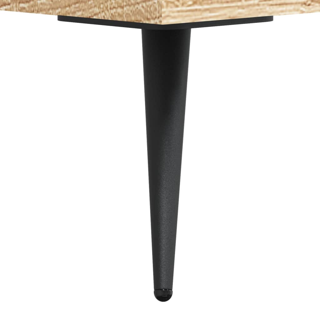 Hoge kast 69,5x34x180 cm bewerkt hout sonoma eikenkleurig