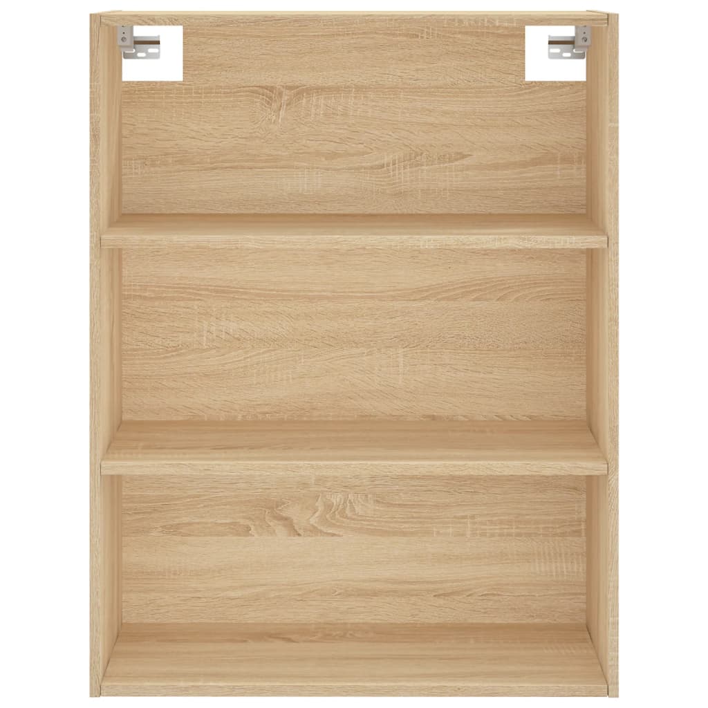 Hoge kast 69,5x34x180 cm bewerkt hout sonoma eikenkleurig