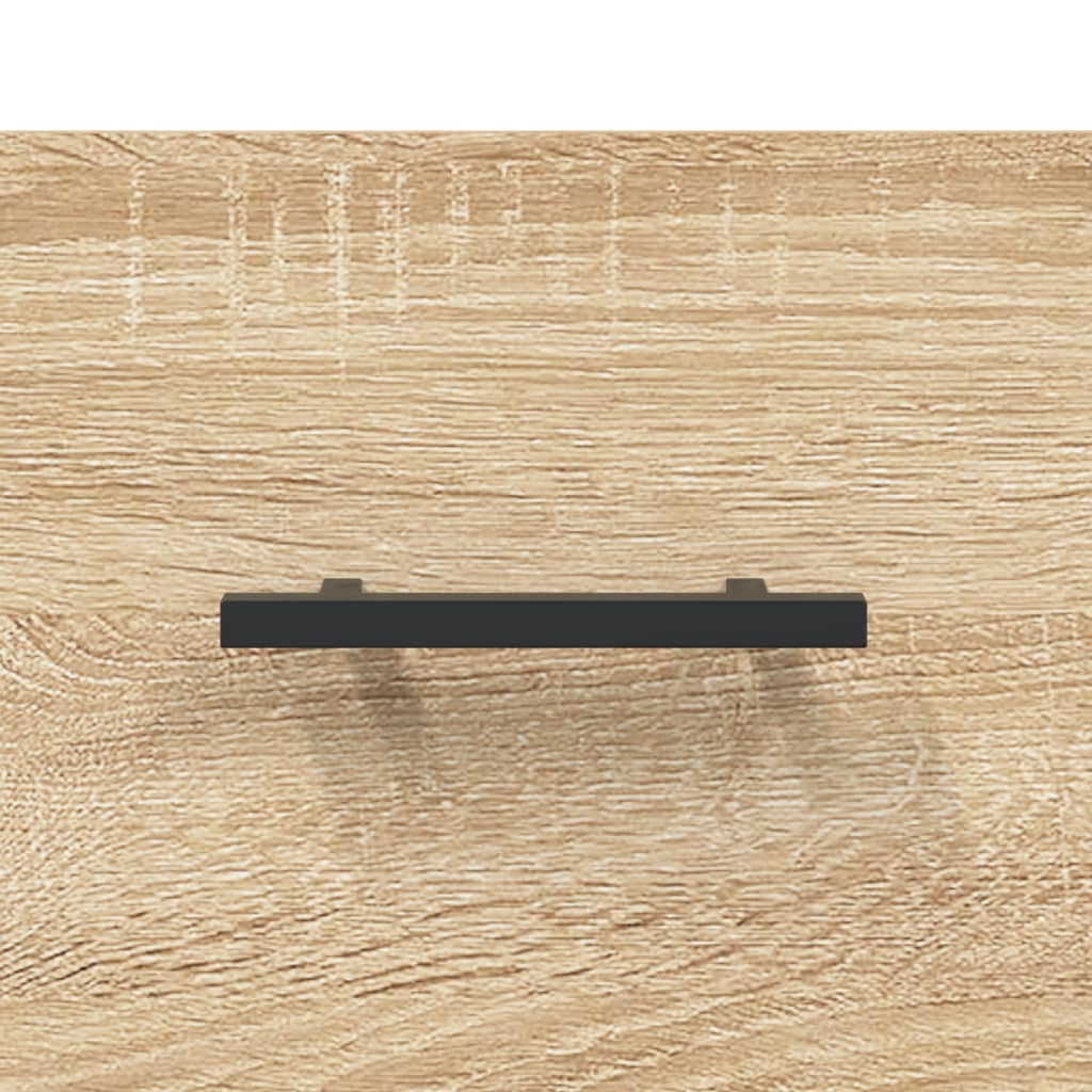 Hoge kast 69,5x34x180 cm bewerkt hout sonoma eikenkleurig