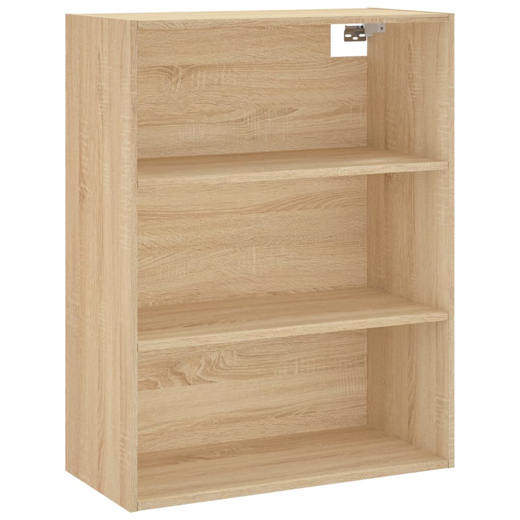 Hoge kast 69,5x34x180 cm bewerkt hout sonoma eikenkleurig