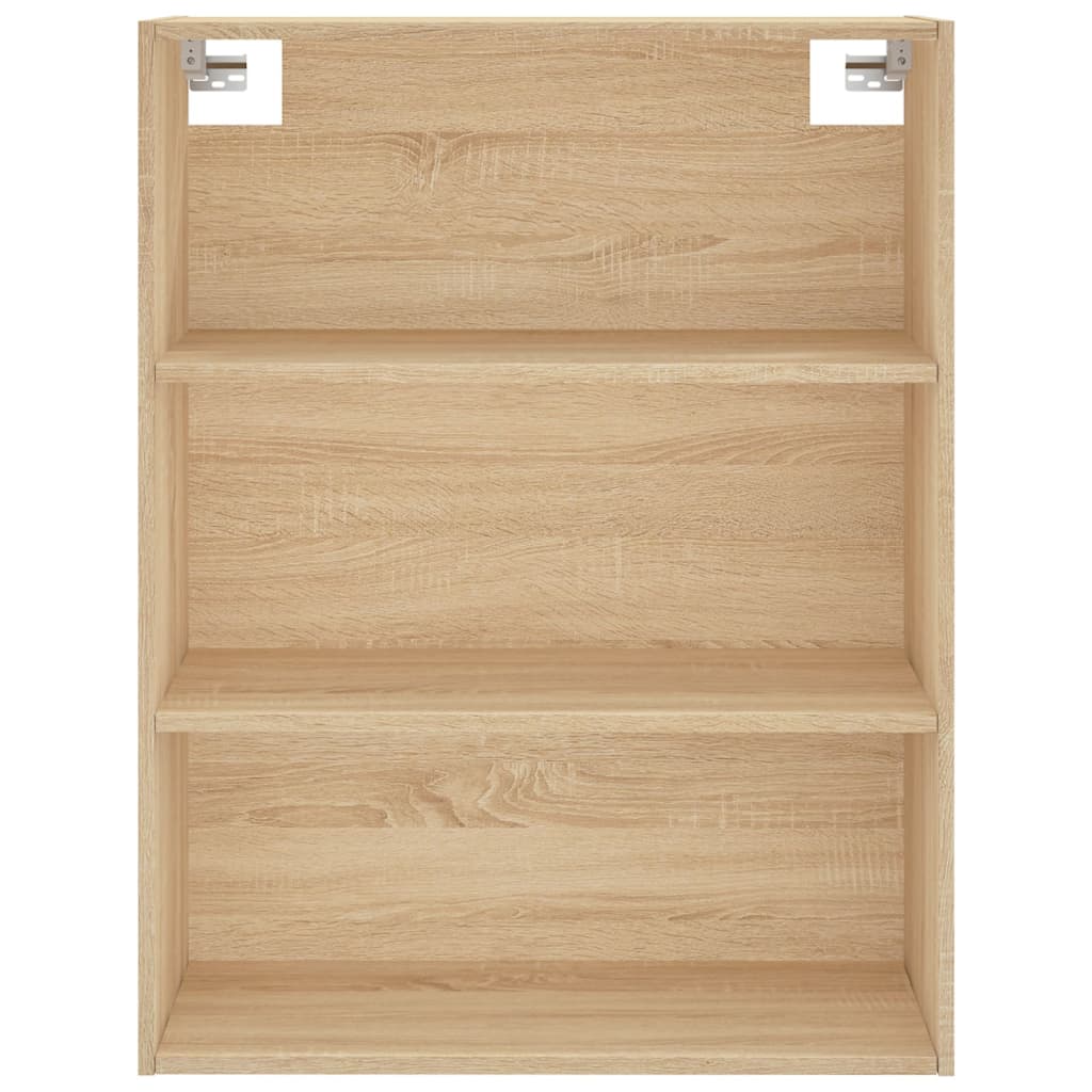 Hoge kast 69,5x34x180 cm bewerkt hout sonoma eikenkleurig