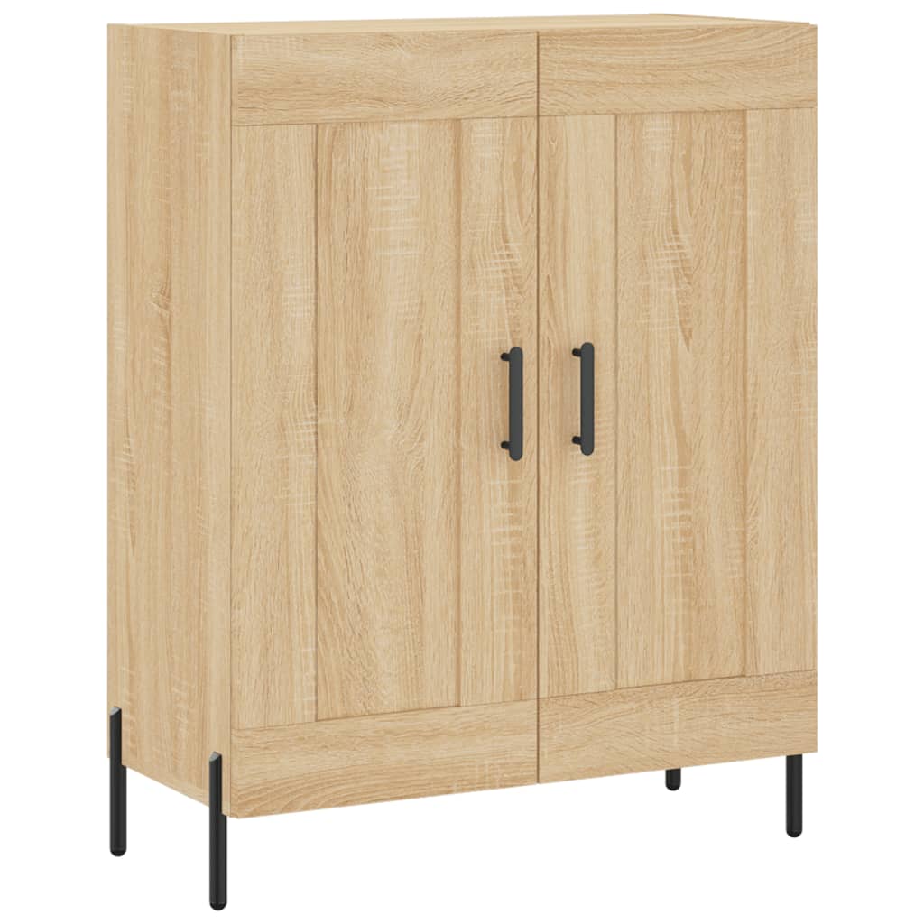Hoge kast 69,5x34x180 cm bewerkt hout sonoma eikenkleurig
