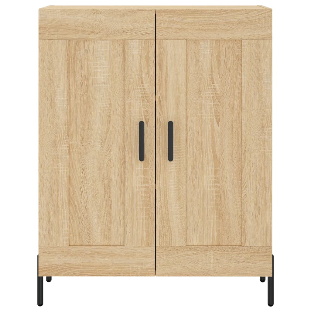 Hoge kast 69,5x34x180 cm bewerkt hout sonoma eikenkleurig