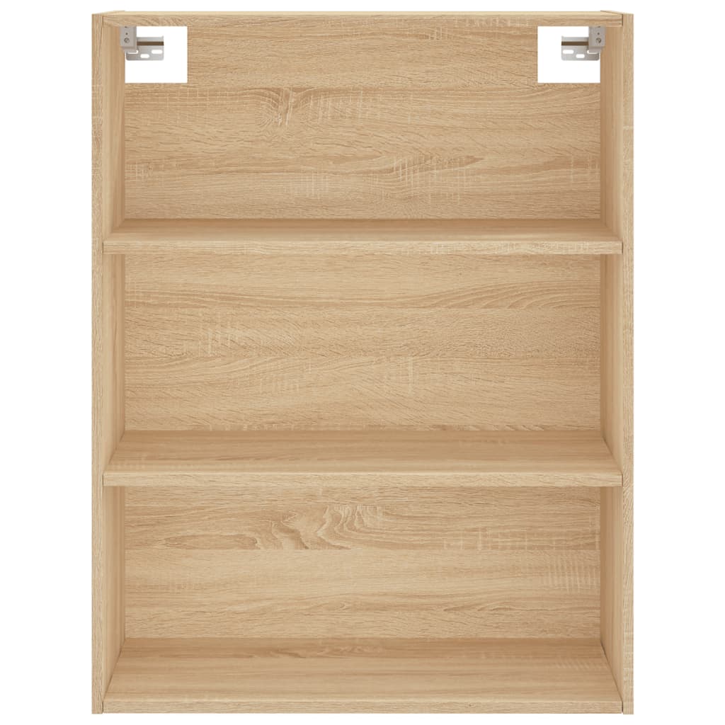 Hoge kast 69,5x34x180 cm bewerkt hout sonoma eikenkleurig
