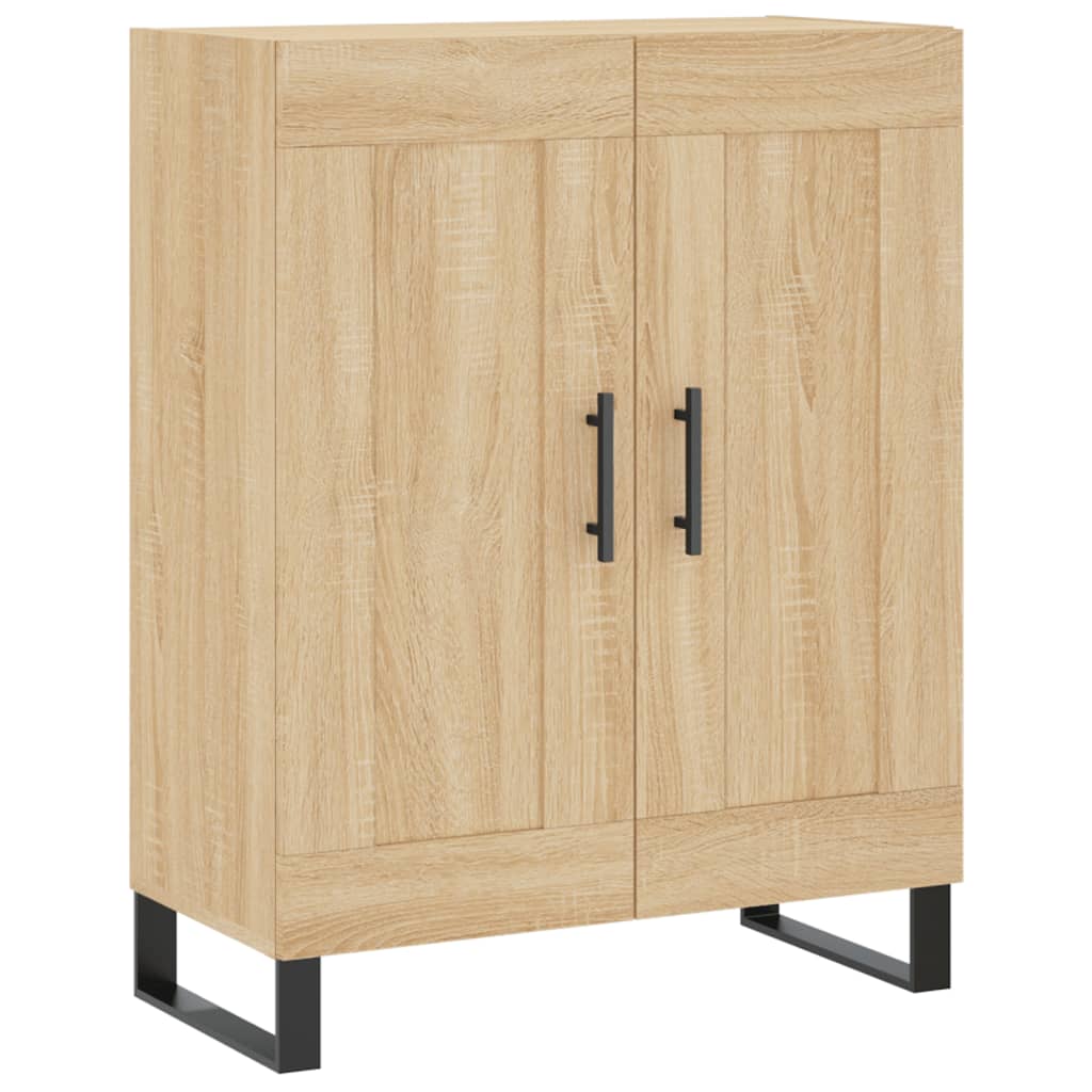 Hoge kast 69,5x34x180 cm bewerkt hout sonoma eikenkleurig