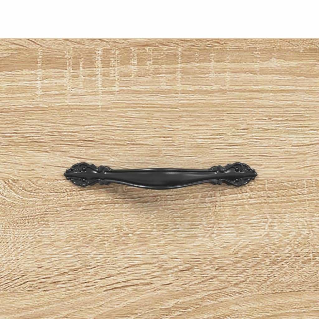 Hoge kast 69,5x34x180 cm bewerkt hout sonoma eikenkleurig