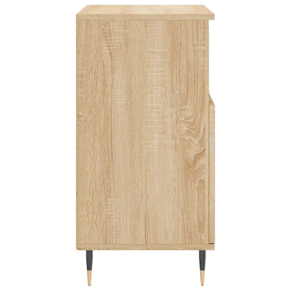 Dressoirs 3 st bewerkt hout sonoma eiken