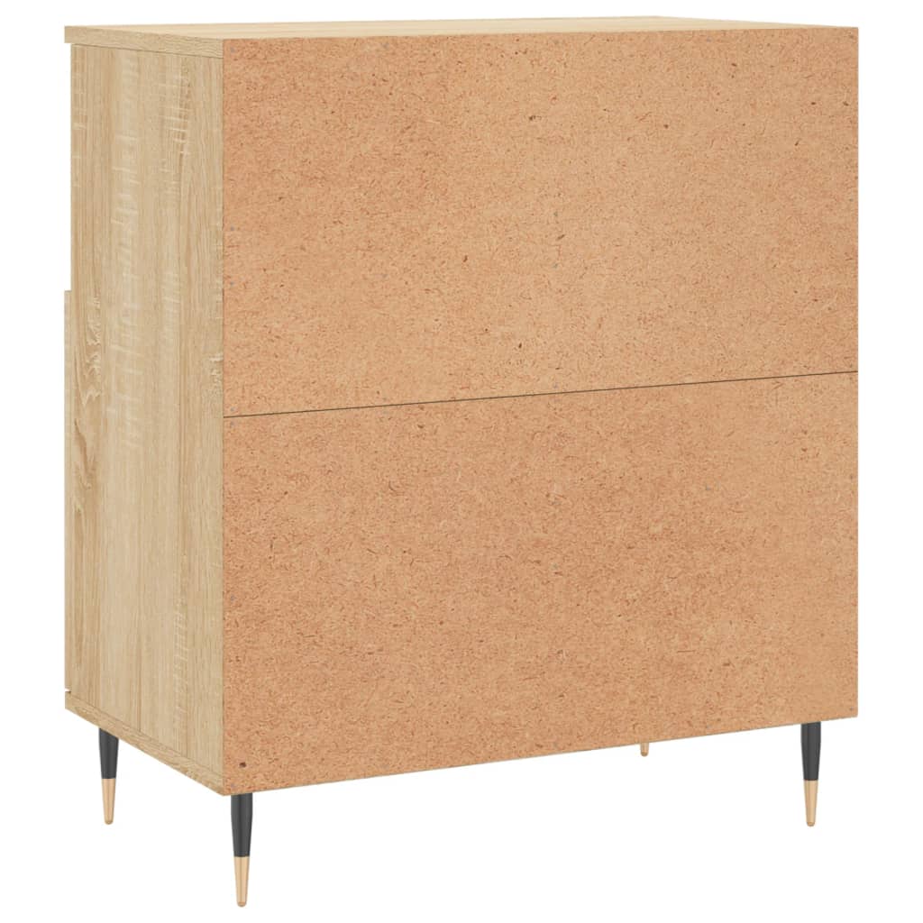 Dressoirs 3 st bewerkt hout sonoma eiken