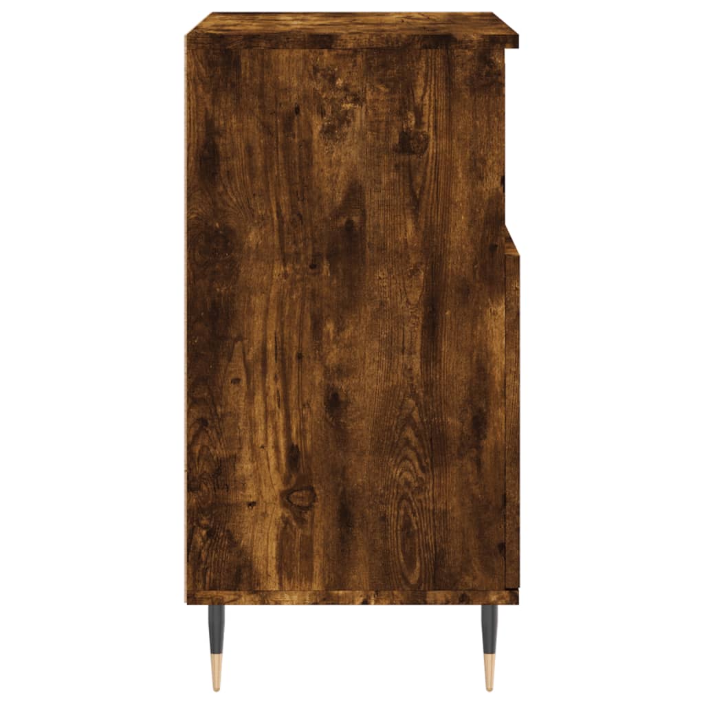 Dressoirs 3 st bewerkt hout gerookt eikenkleurig