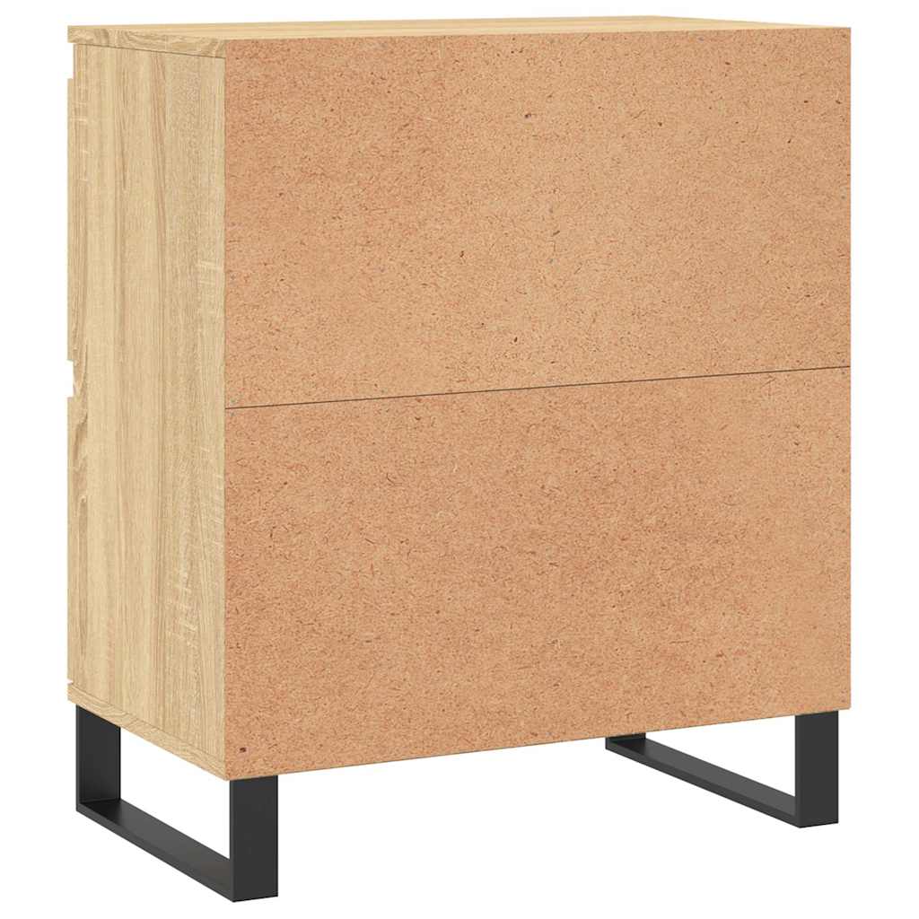 Dressoirs 2 st bewerkt hout sonoma eikenkleurig