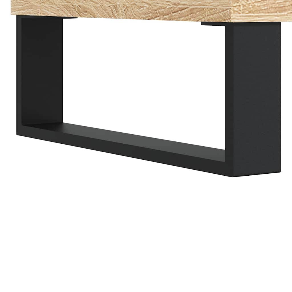 Dressoirs 2 st bewerkt hout sonoma eikenkleurig
