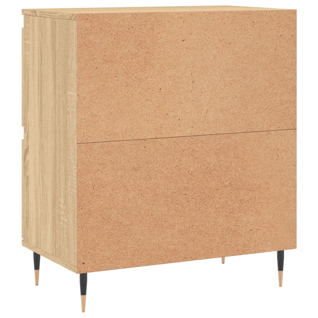 Dressoirs 3 st bewerkt hout sonoma eiken