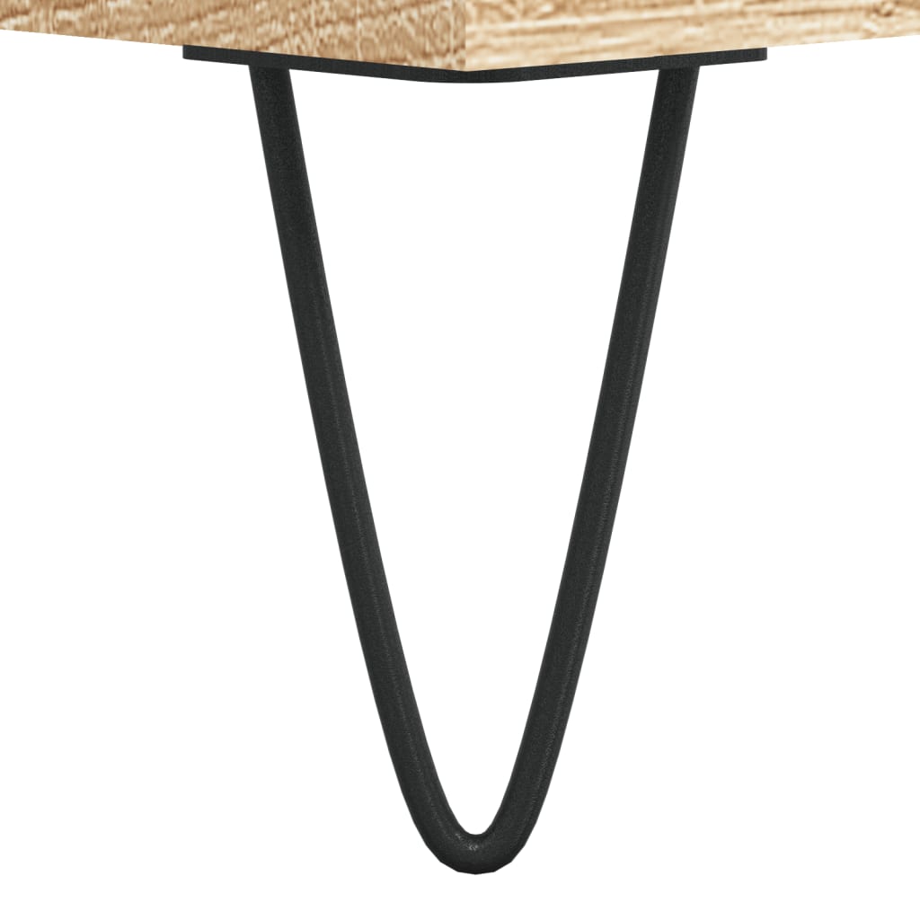Dressoirs 3 st bewerkt hout sonoma eiken