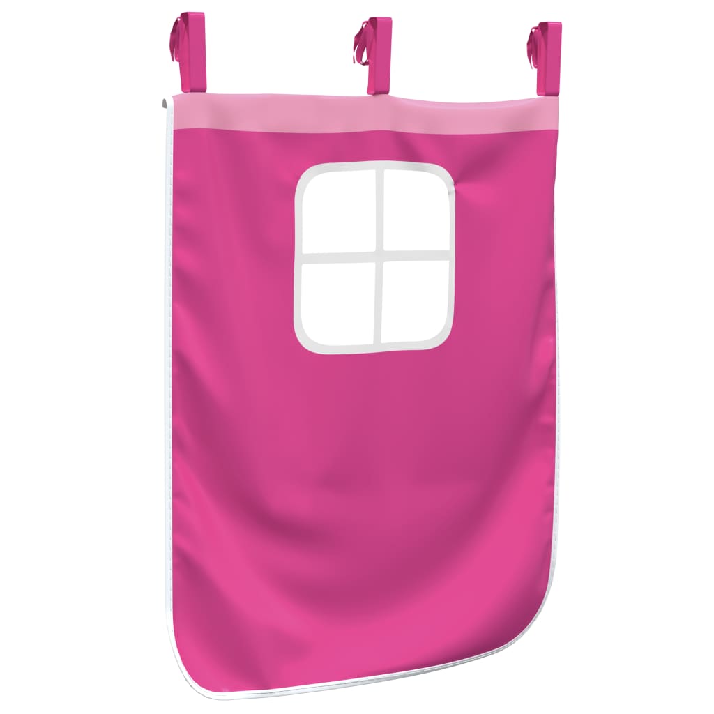 Gordijnen voor hoogslaper polyester roze