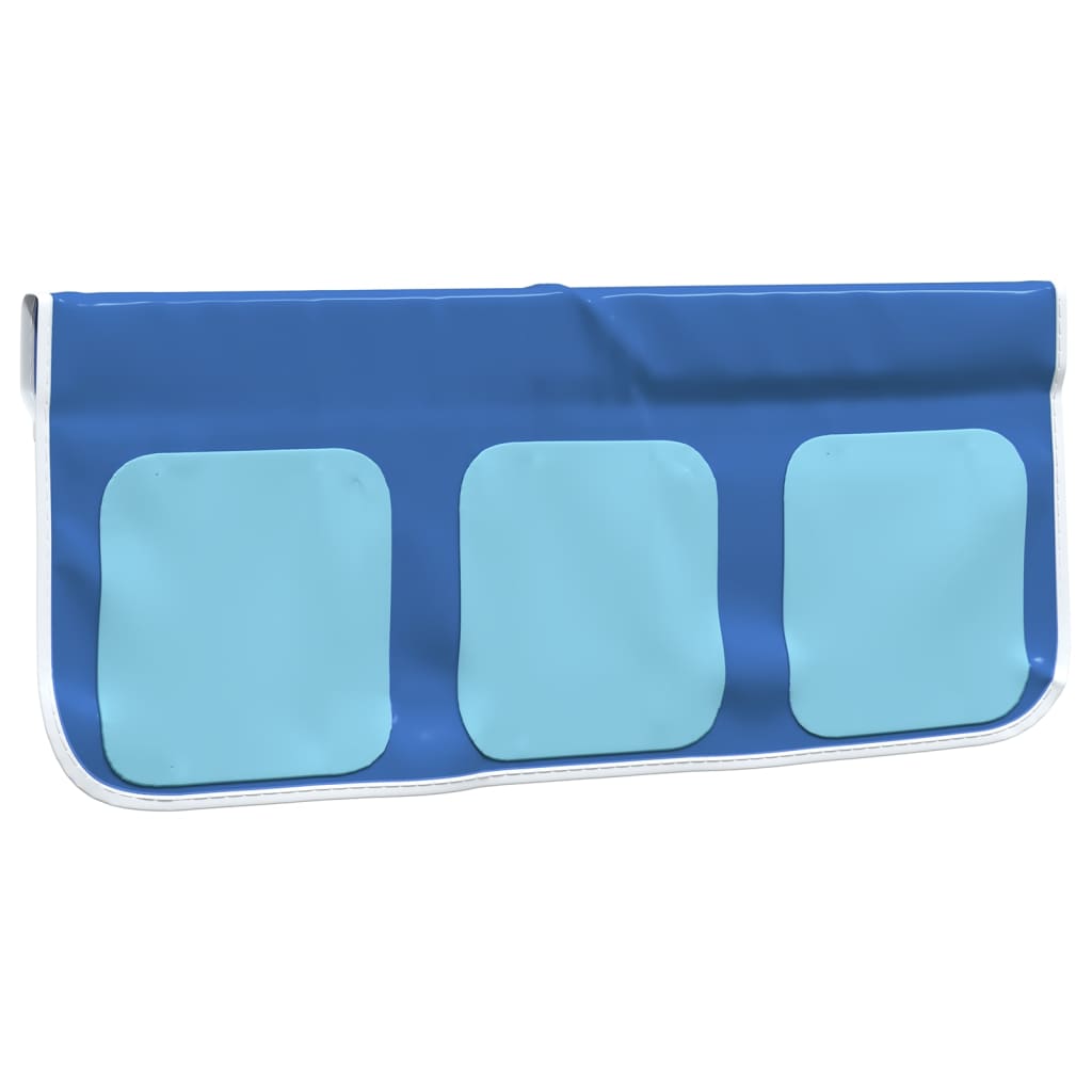 Gordijnen voor hoogslaper met tunnel en toren blauw