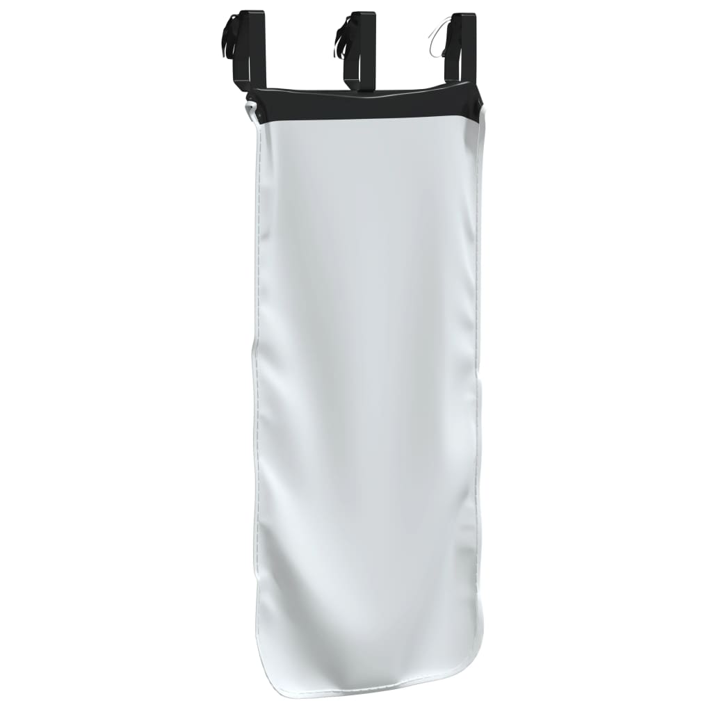 Gordijnen voor hoogslaper met toren polyester wit en zwart