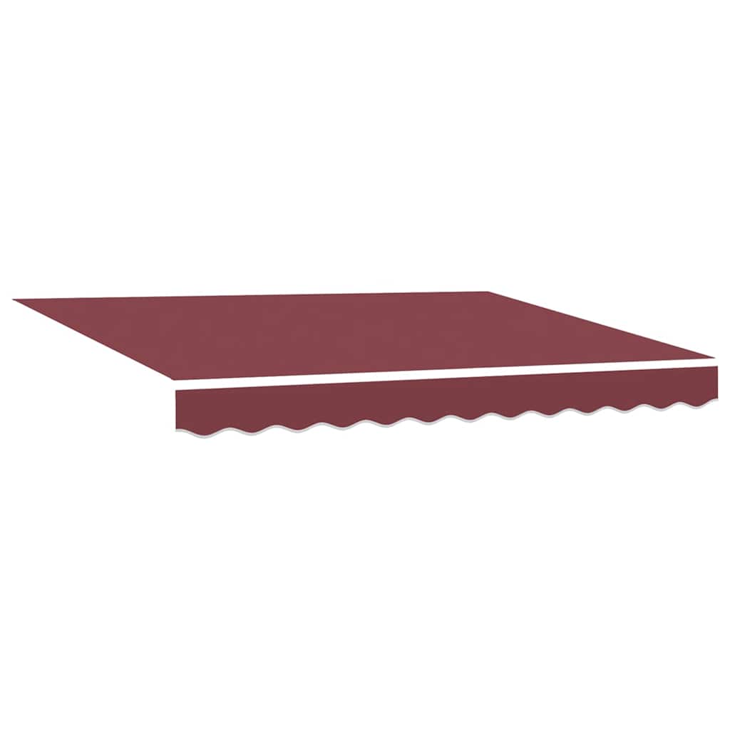 Luifel handmatig uittrekbaar 300x250 cm bordeauxrood