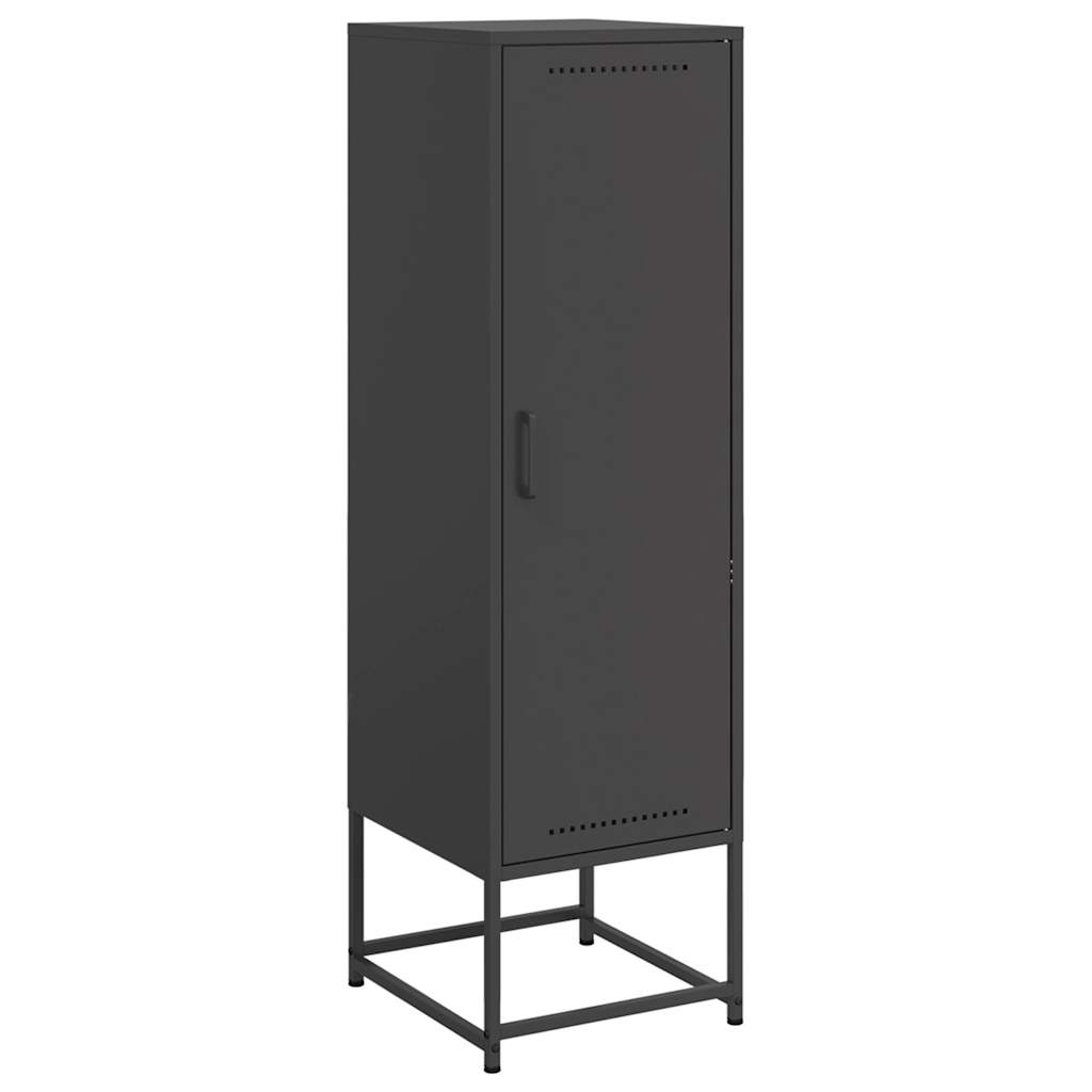 Hoge kast 36x39x123 cm staal zwart