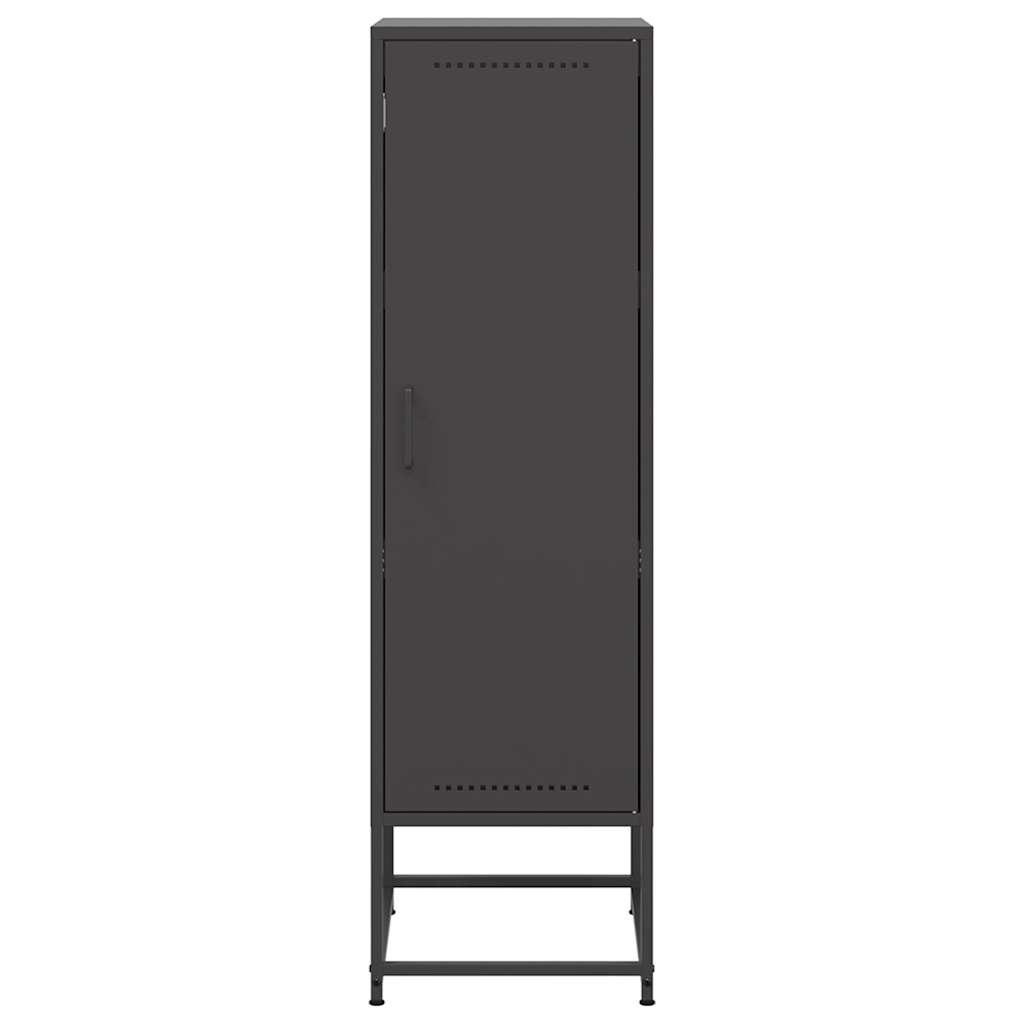 Hoge kast 36x39x123 cm staal zwart