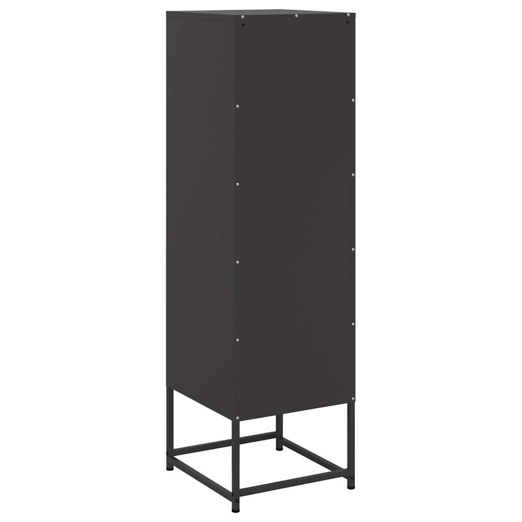 Hoge kast 36x39x123 cm staal zwart