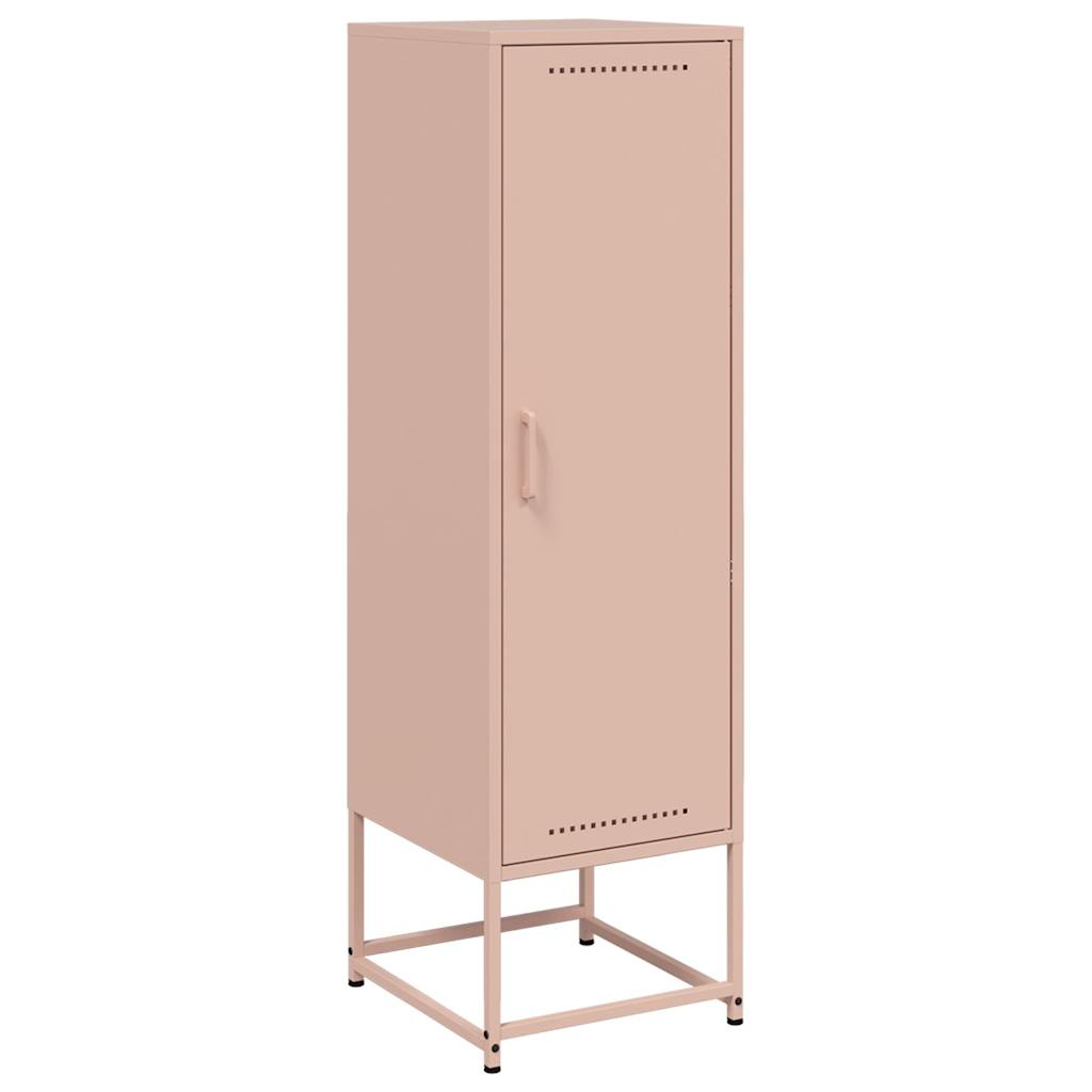Hoge kast 36x39x123 cm staal roze