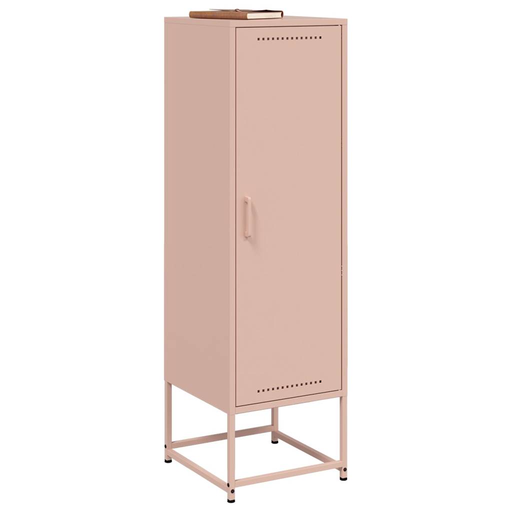 Hoge kast 36x39x123 cm staal roze