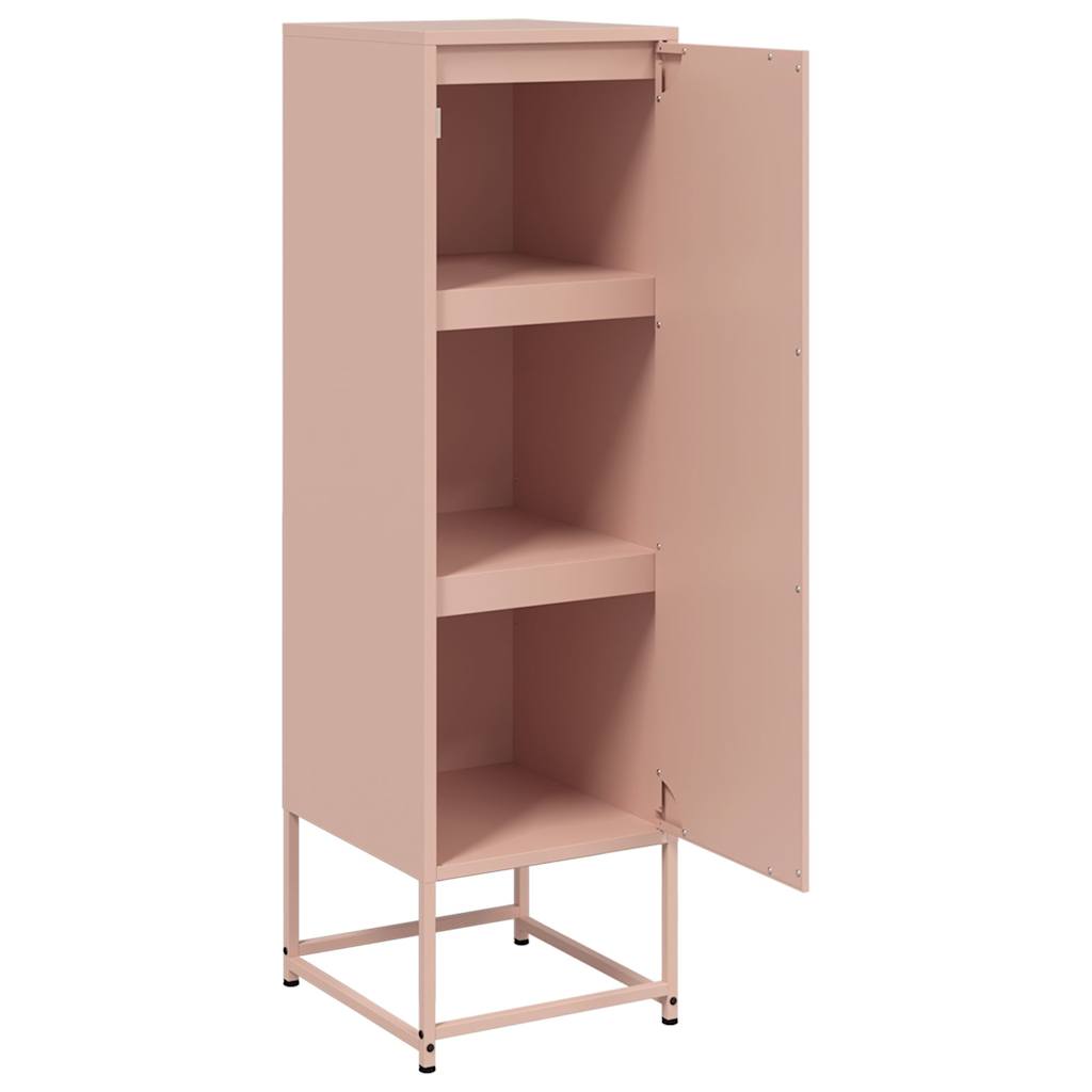 Hoge kast 36x39x123 cm staal roze