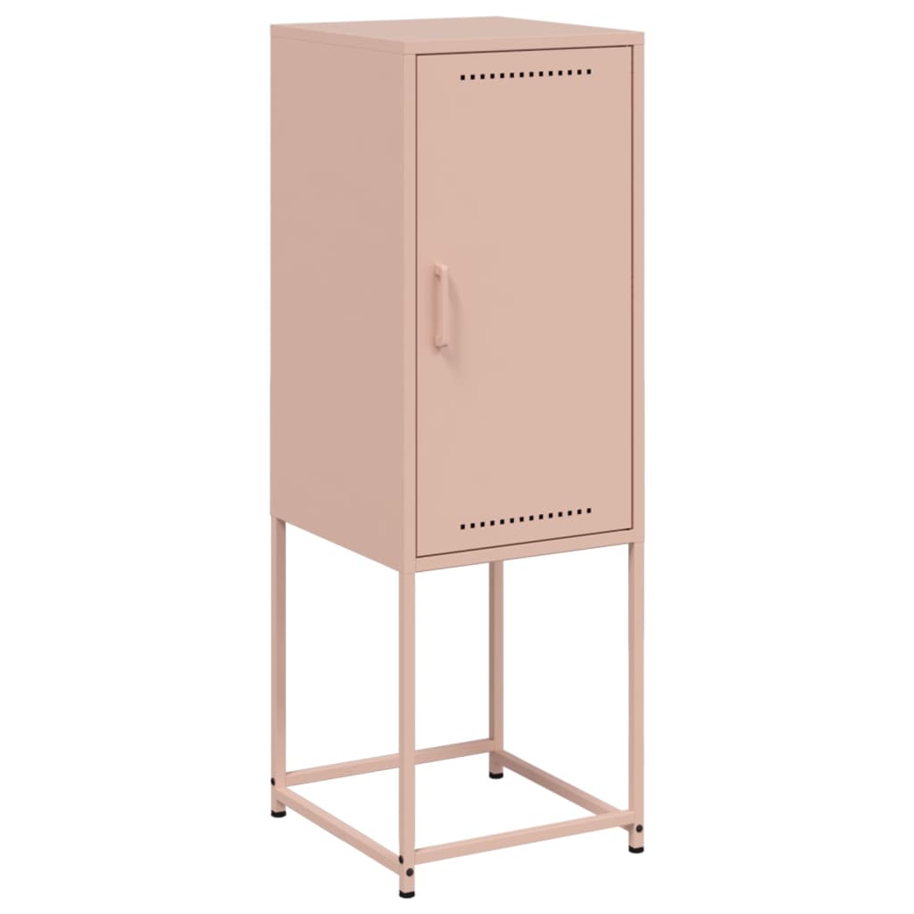 Hoge kast 36x39x107 cm staal roze