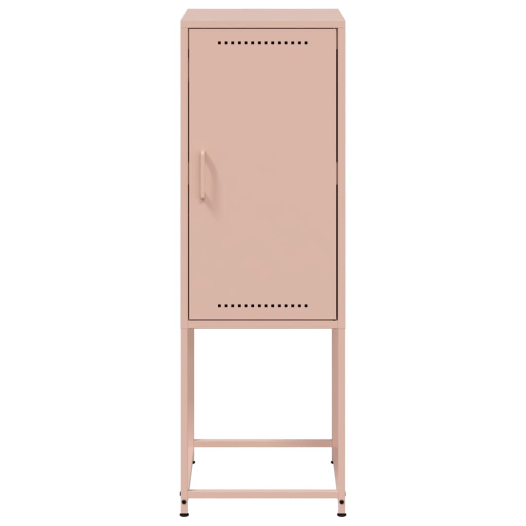 Hoge kast 36x39x107 cm staal roze