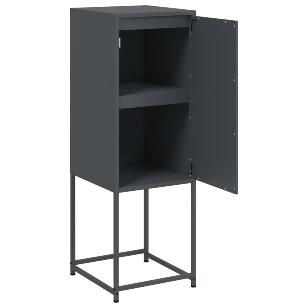 Hoge kast 36x39x107 cm staal antracietkleurig