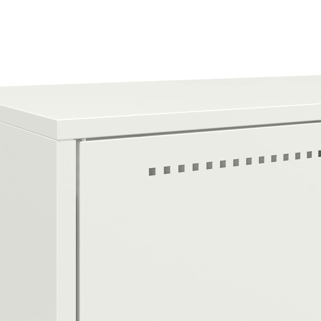 Hoge kast 68x39x111,5 cm staal wit