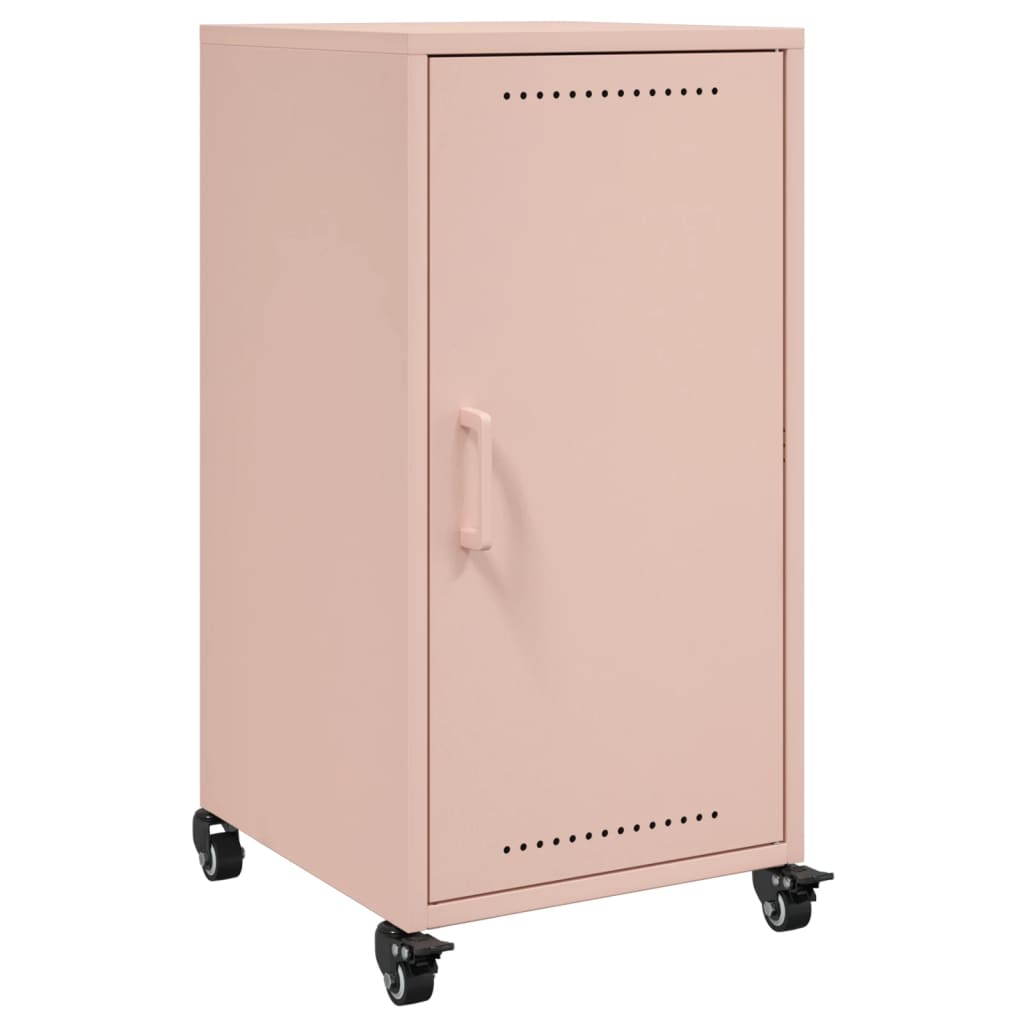 Dressoir 36x39x72 cm staal roze