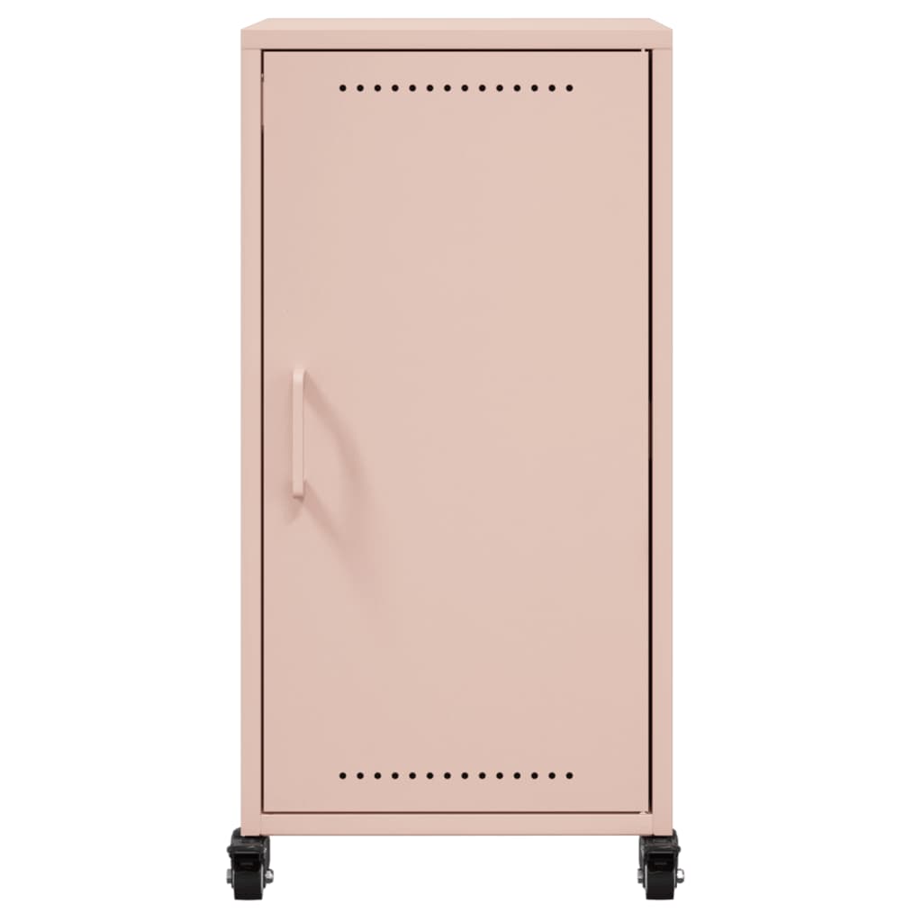 Dressoir 36x39x72 cm staal roze
