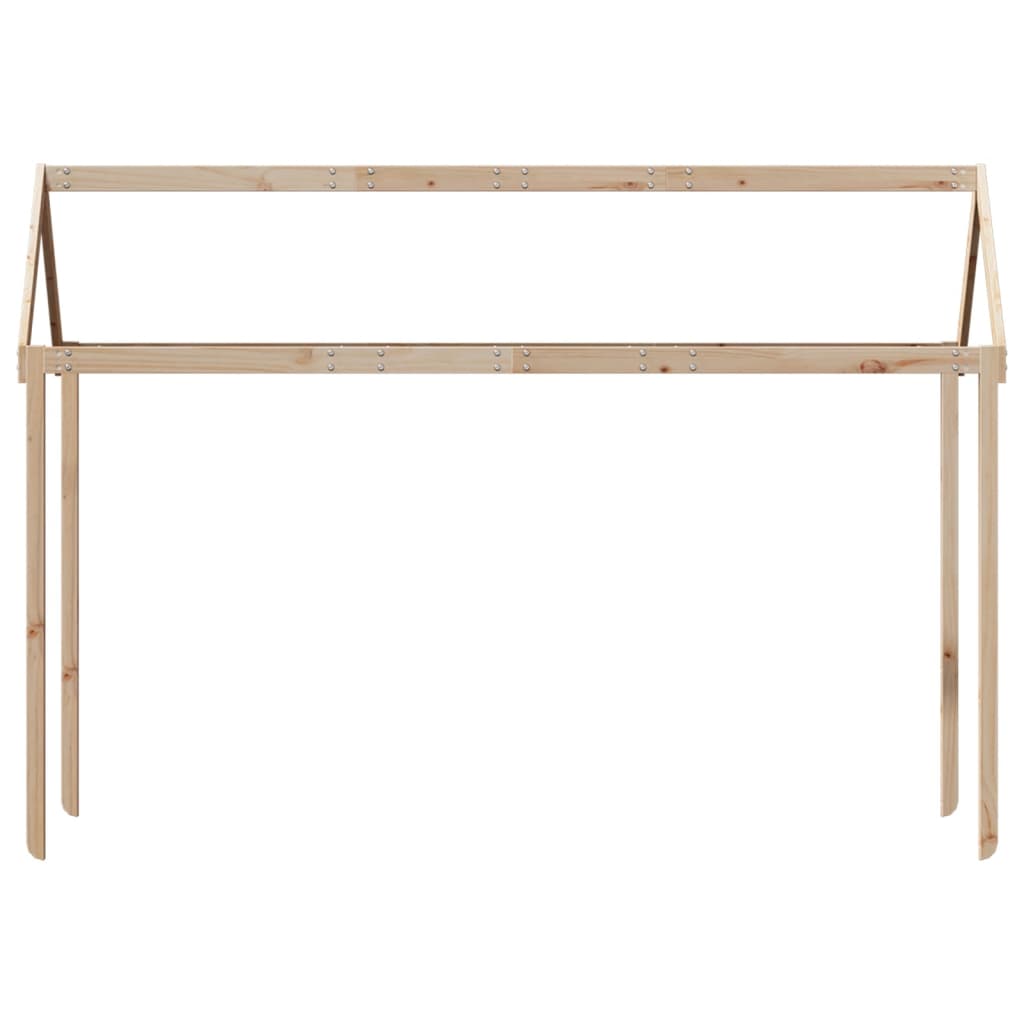 Kinderbedhuisje 207x80,5x151,5 cm massief grenenhout