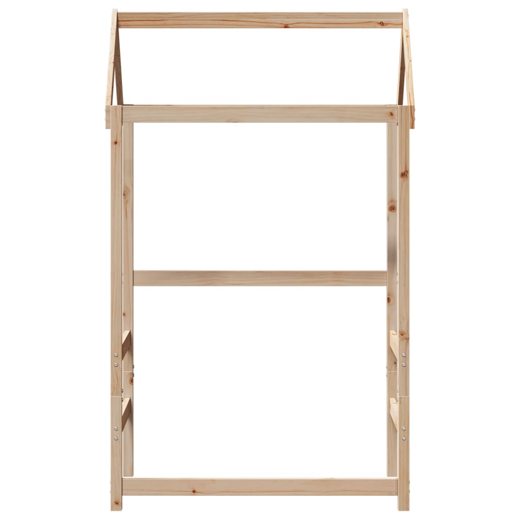 Kinderbedhuisje 98x70x176,5 cm massief grenenhout