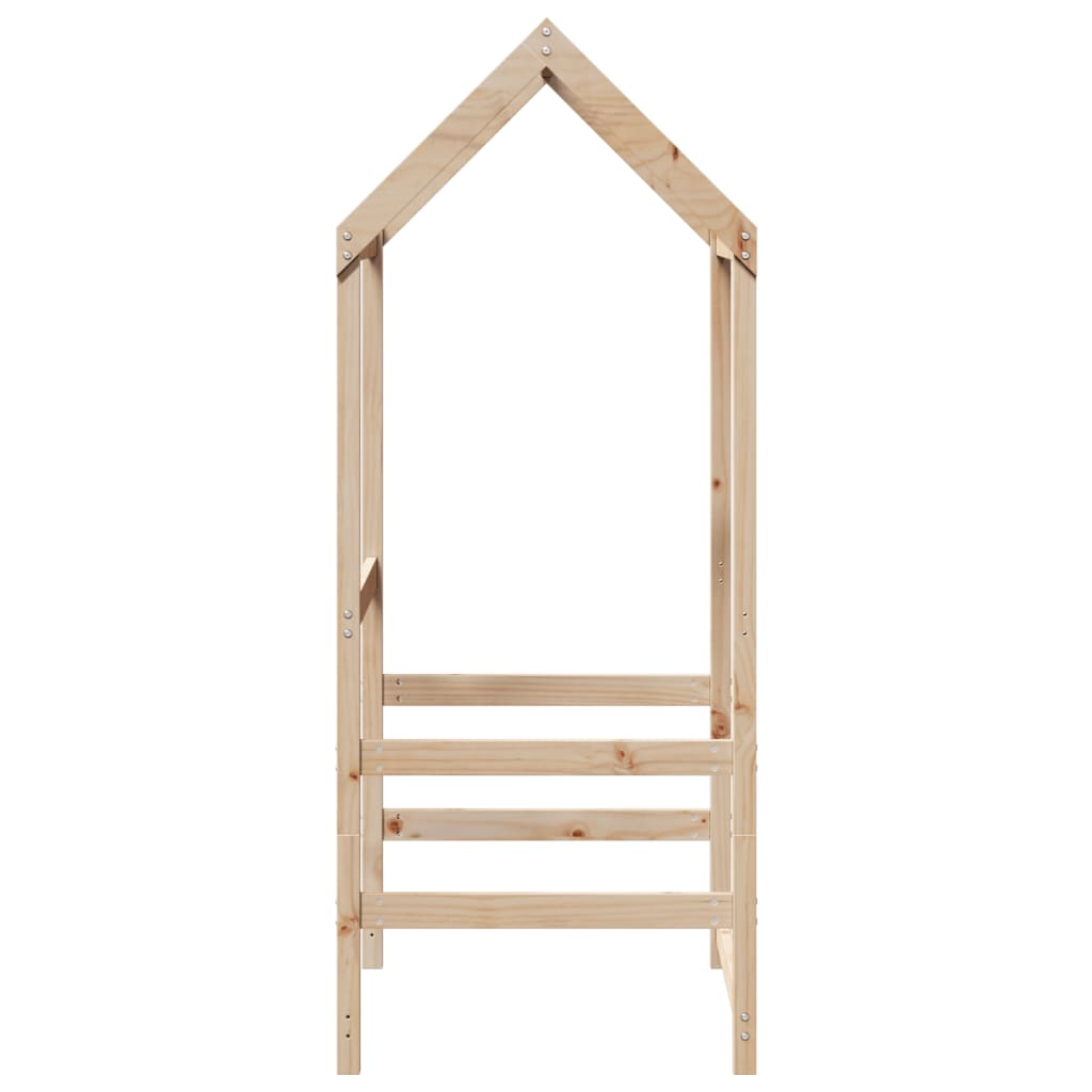Kinderbedhuisje 98x70x176,5 cm massief grenenhout