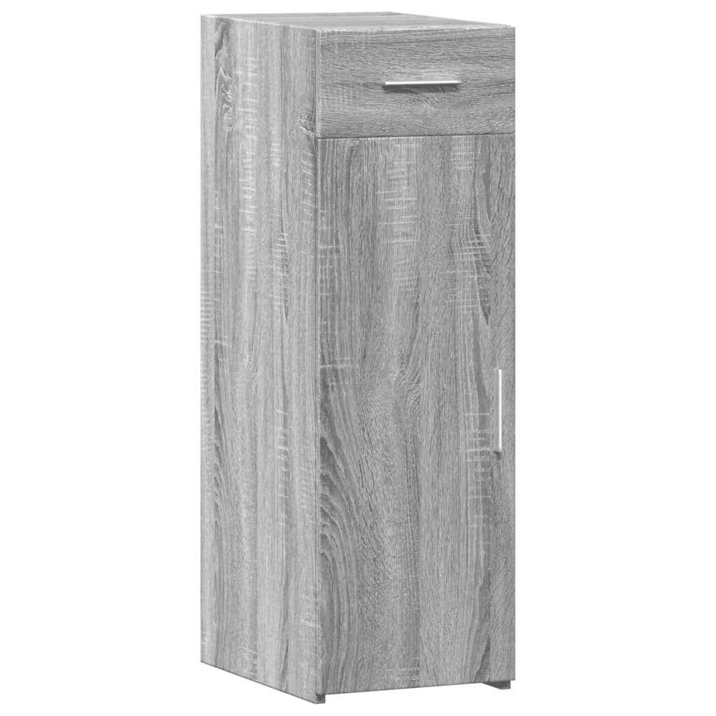 Dressoir 30x42,5x93 cm bewerkt hout grijs sonoma eikenkleurig