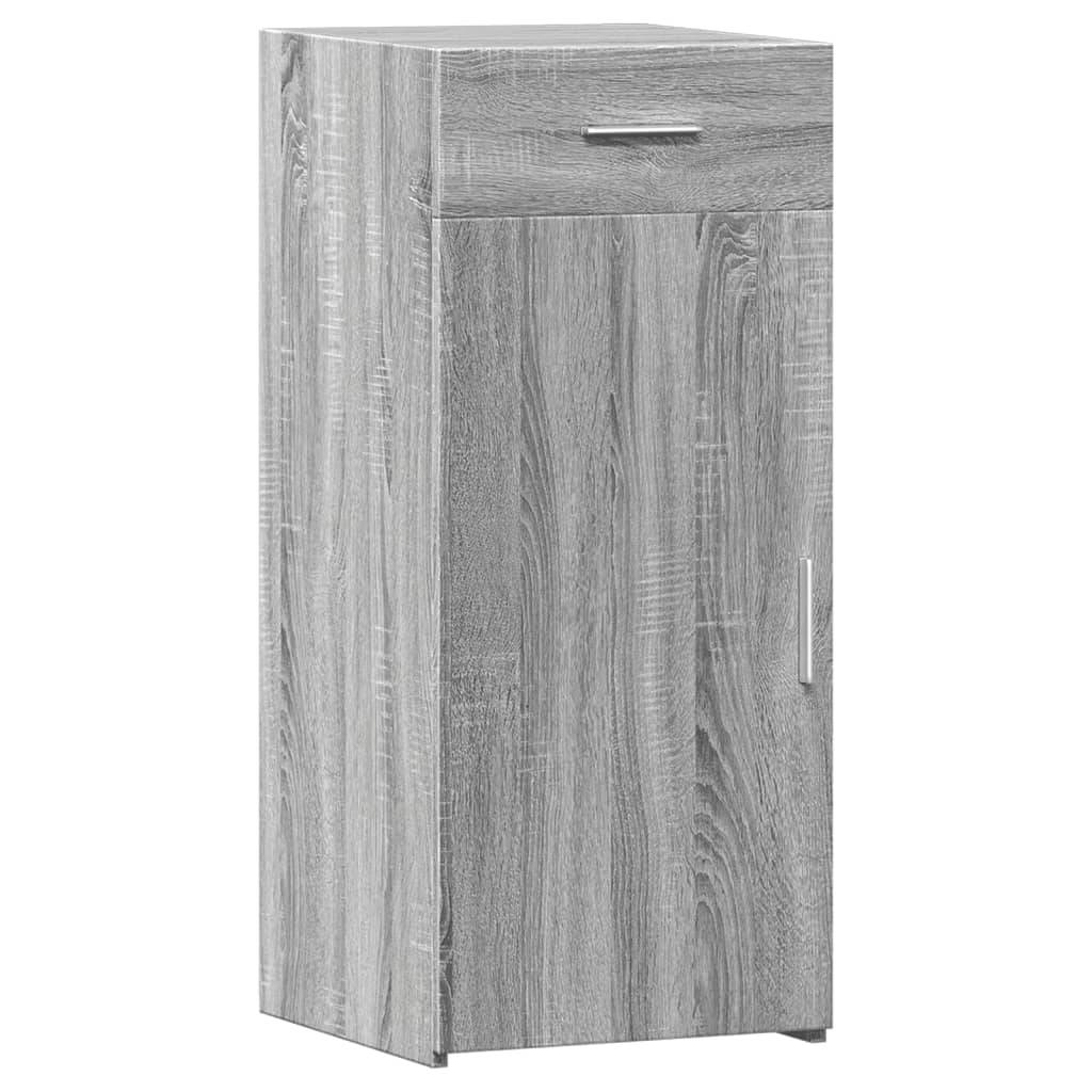 Dressoir 40x42,5x93 cm bewerkt hout grijs sonoma eikenkleur