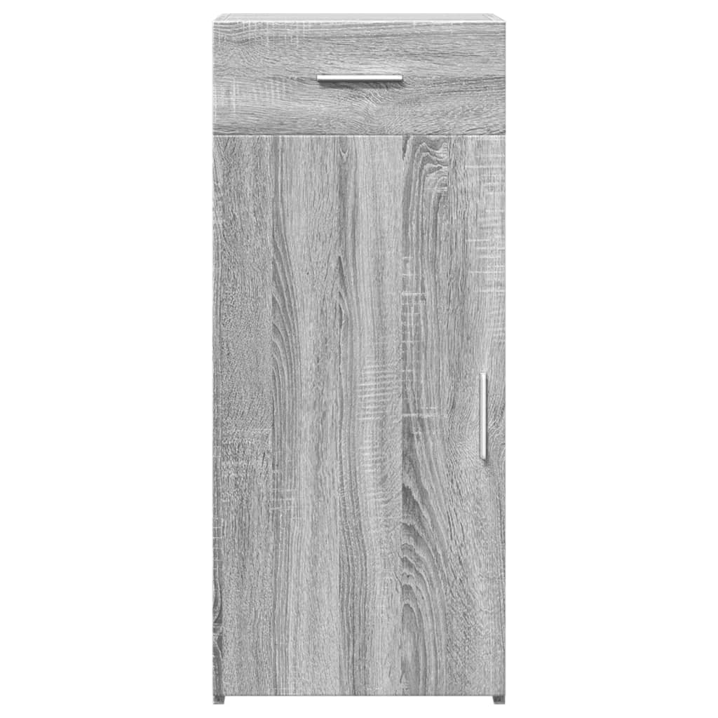 Dressoir 40x42,5x93 cm bewerkt hout grijs sonoma eikenkleur