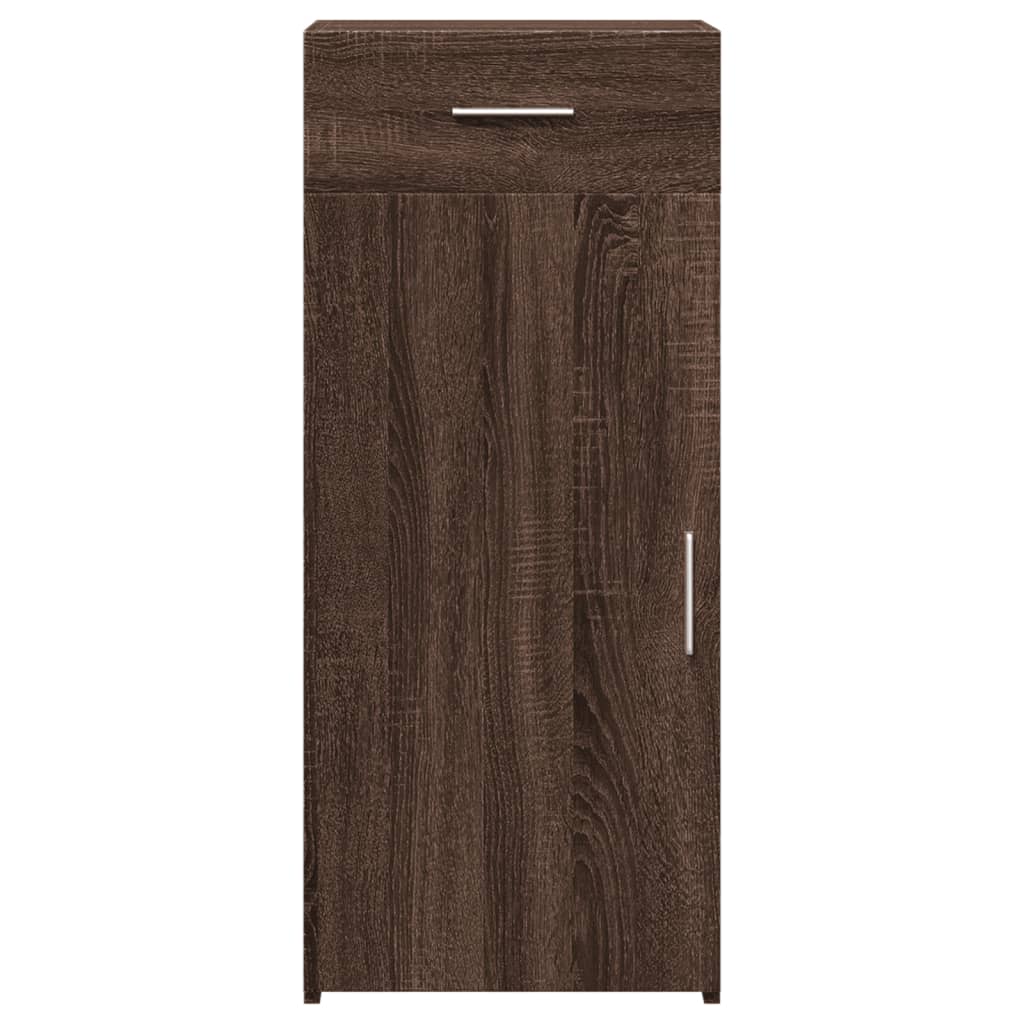 Dressoir 40x42,5x93 cm bewerkt hout bruin eikenkleur