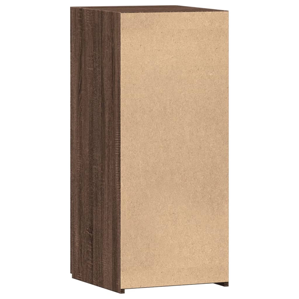 Dressoir 40x42,5x93 cm bewerkt hout bruin eikenkleur